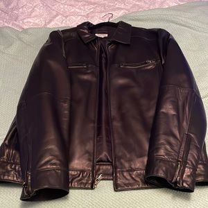 Barney’s New York Men’s Leather Jacket